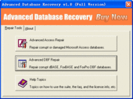 Advanced Database Recovery screenshot